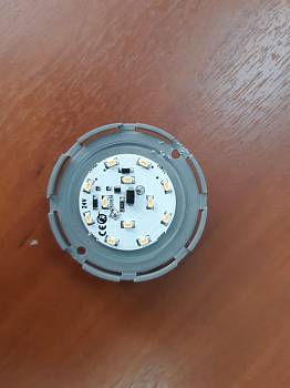 Лампа LED 24В с держателем без колпака 